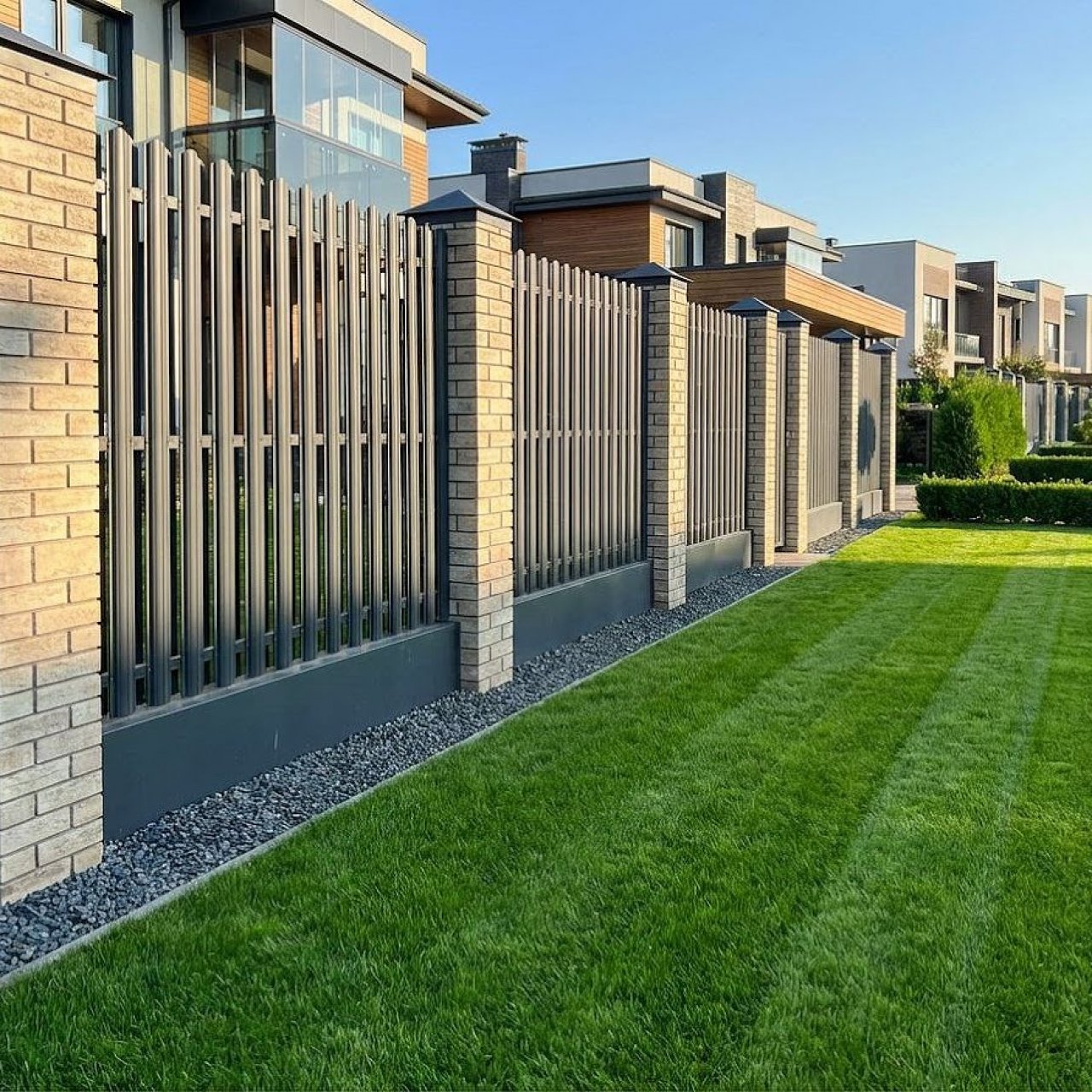 Модульные кирпичные блоки для заборов и столбов - в чем преимущества