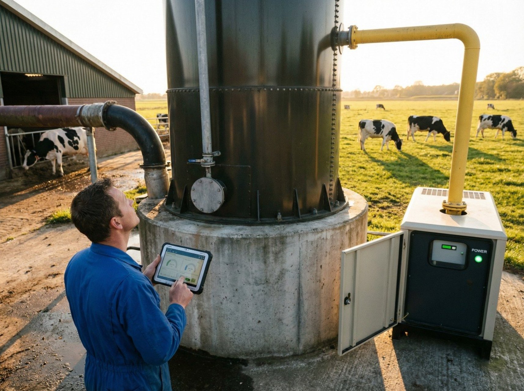 Энергия из навоза на службе фермеров и сельского хозяйства