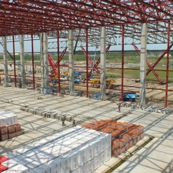 Как проходит стройка нового терминала краснодарского аэропорта