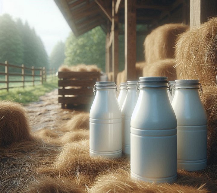 Производство сырого коровьего молока