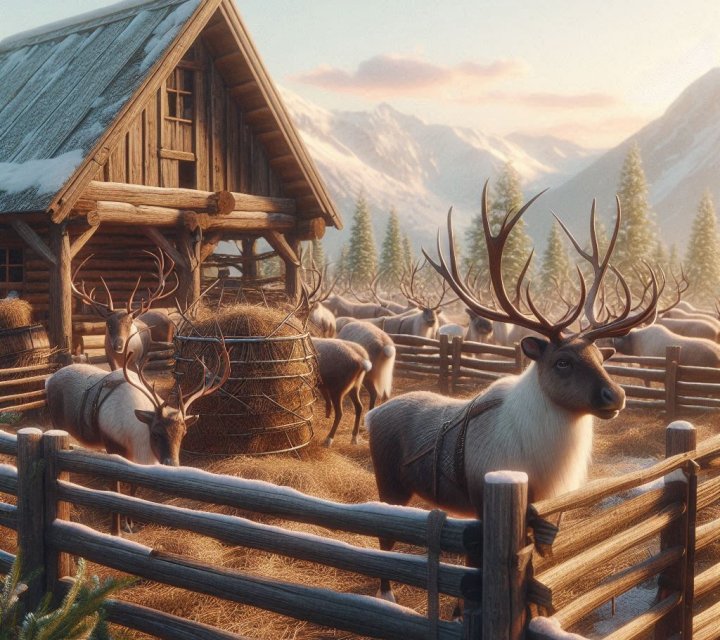 Разведение домашних северных оленей