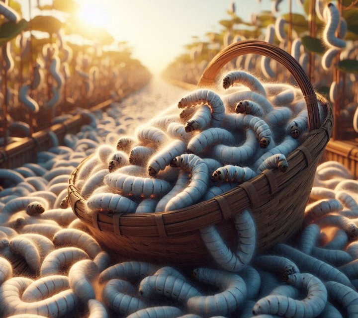 Разведение шелкопряда